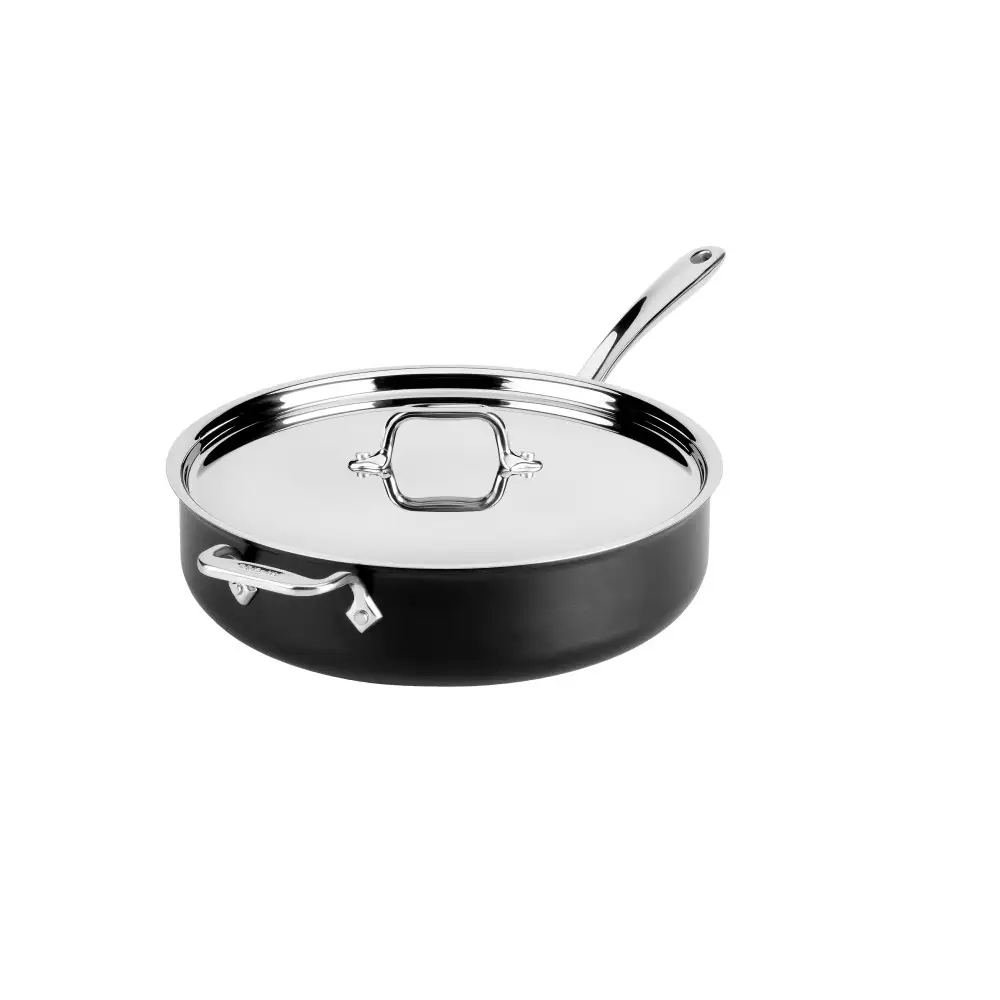 NS Pro Nonstick Cookware, Nonstick SautÃ© Pan with lid, 6 quart